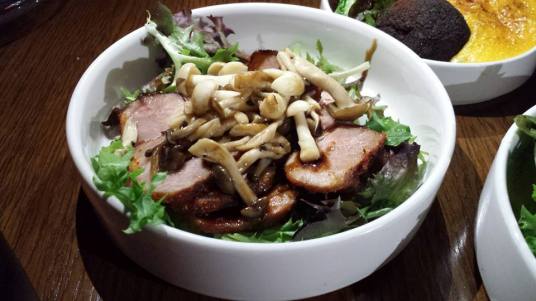 grilled pork neck salad