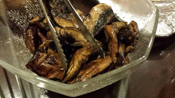 pan-grilled portobello mushrooms