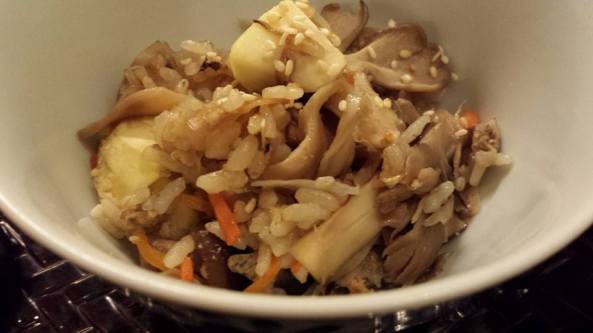#9 gohan - chicken shimeji musroom rice