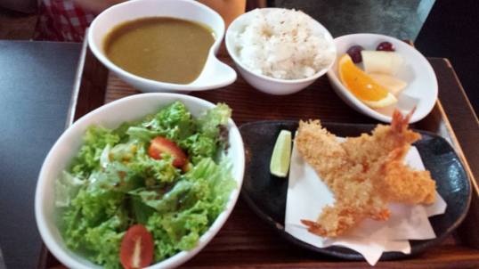 ebi furai bento (S$18)