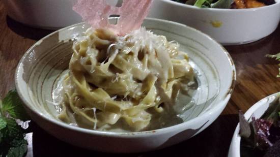 truflle pesto tagliatelle