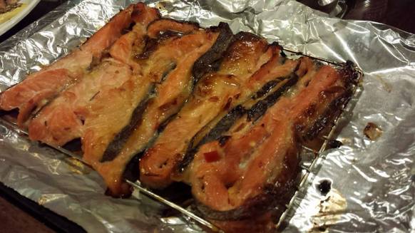 oven grilled miso salmon