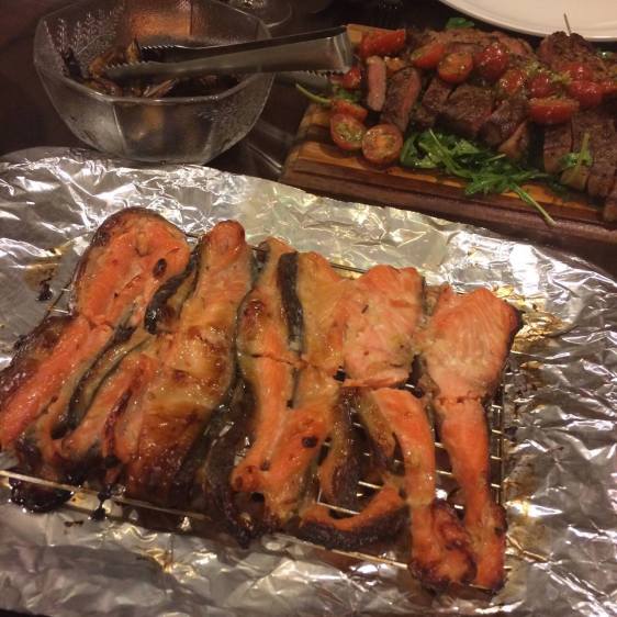 oven grilled miso salmon