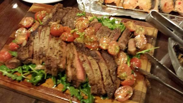 tagliata di manzo (USA grain fed ribeye & australian wagyu MBS 4/5)