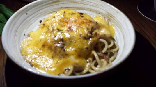 pasta with uni sauce