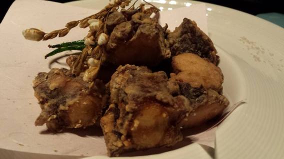 sous vide & deep-fried tako