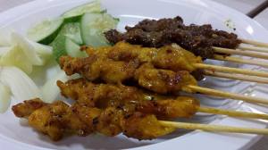 beef & chicken satay