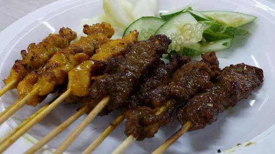 beef & chicken satay
