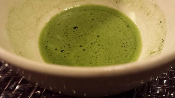 macha - nice end to dinner