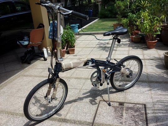 dahon mu n360 with cvt (continuous variable transmission) hub gear