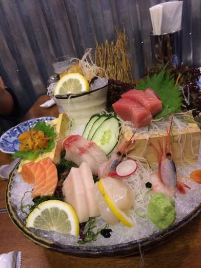 sashimi moriawase - S$58