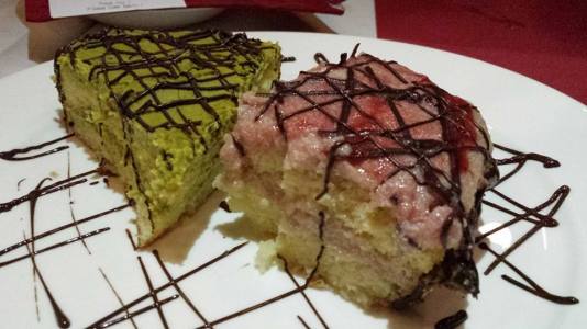 complimentary dessert