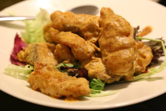salted egg cod fish fillet