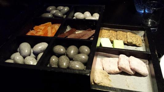 #7 complimentary drawer tray dessert