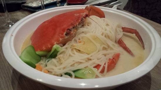 crab beehoon soup