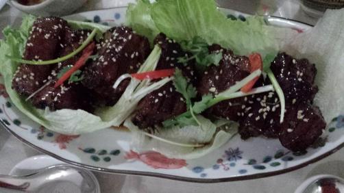 糖醋排骨 sweet sour pork ribs