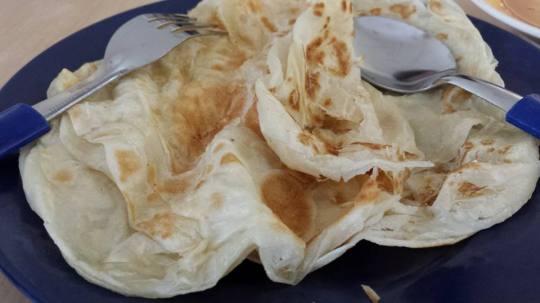 roti prata gosong