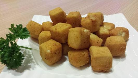 crispy deepfried tofu v