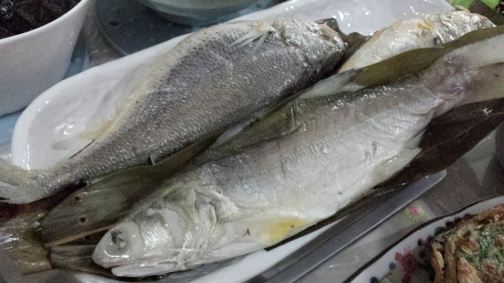 cooked treadfin & yellow cracker