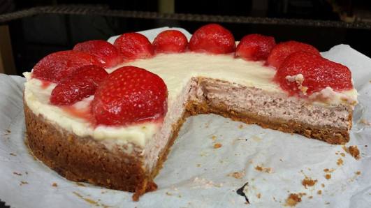 strawberry cheese cake
