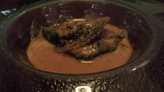 lobster blackened spinach ravioli