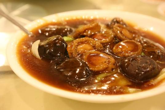 #5 abalones, mushrooms & chinese cabbage