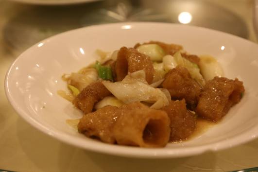 #4 fish maw with leeks