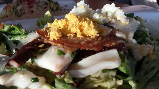 grilled octopus caeser salad