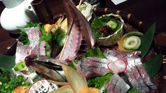 aji sashimi 5000yen+8%