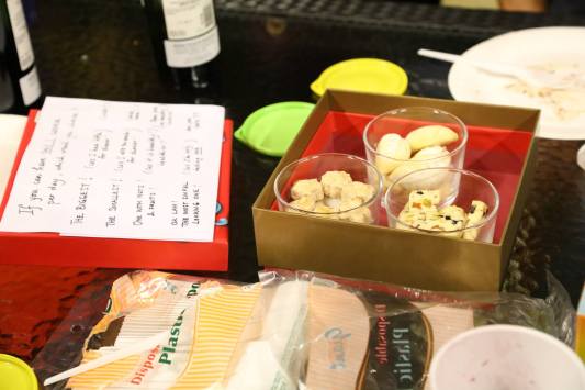 a friend brought almond, shortbread & mamor cookies