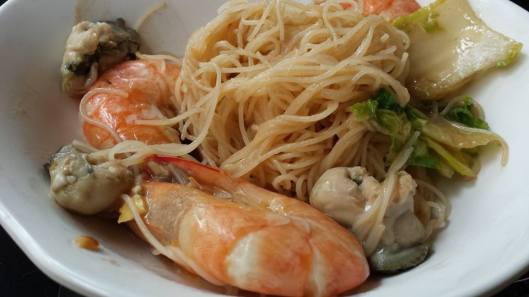 crab beehoon style prawn beehoon
