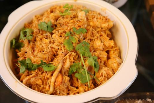 spicy seafood fried rice