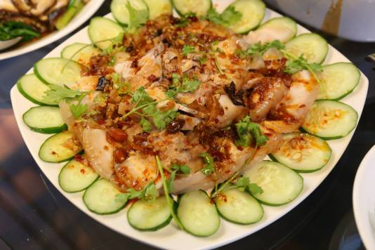 蒜泥白肉 spicy garlic pork 