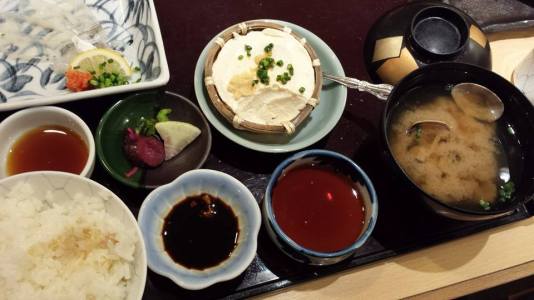 ika sashimi set+ika tempura