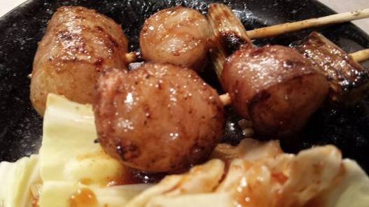 beef stomach 600yen @nakasu yatai 屋台