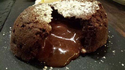 lava cake at laurent