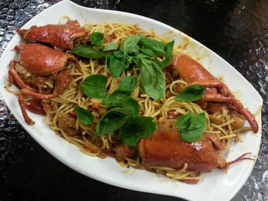 lobster spaghetti