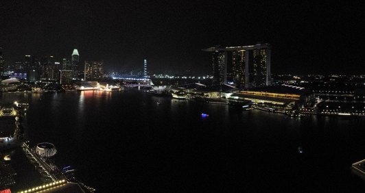 marina bay skyline
