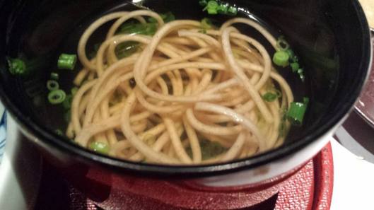 noodles in clear broth