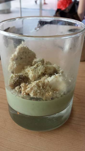 pistachio panna cotta