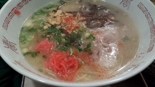 very poor ramen 650yen @nakasu yatai 屋台