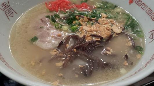 very poor ramen 650yen @nakasu yatai 屋台