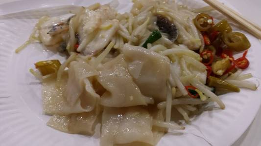 san loh hor fun生捞河粉