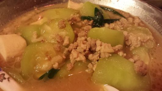 silk gourd with minced pork