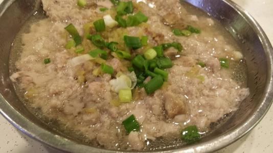 steamed minced pork salted fish