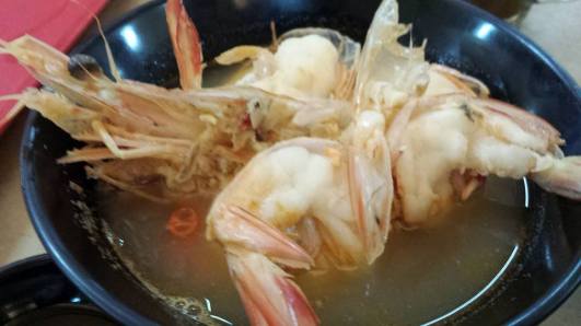 4 halves large anka prawns