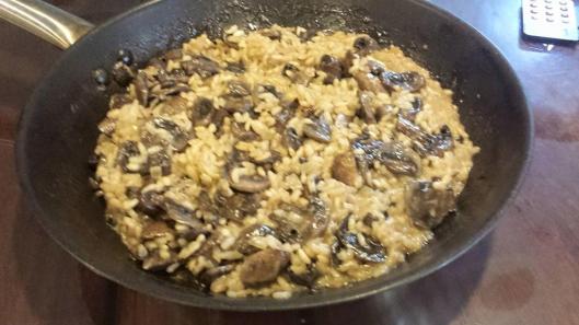 funghi risotto
