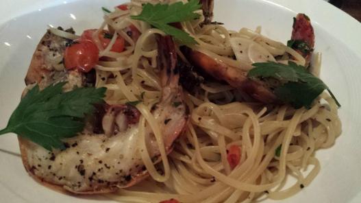 prawn linguine