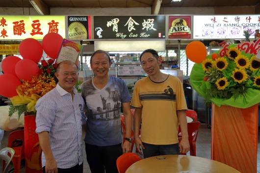 stall proprietors & friend