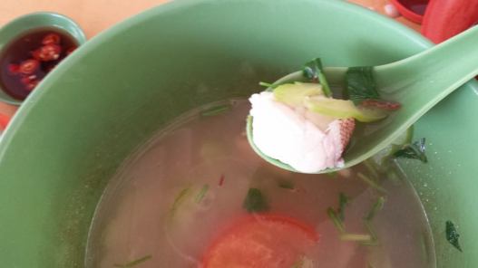 yu mei mei shi red grouper fish soup